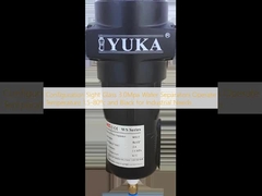 Les séparateurs d'eau de 3,0 MPa fonctionnent à une température de 1,5 à 80 °C et sont noirs pour les besoins industriels.