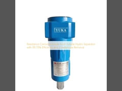 Résistance à la corrosion à l'intérieur et à l'extérieur du séparateur hydro avec une efficacité de 99,73 % et l'élimination des condensats